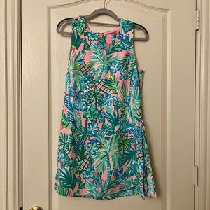 Lilly Pulitzer Lana Skort Romper, Pelican Pink Coconut Row